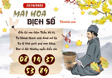 Mai Hoa Dịch Số 18/10/2023