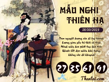 Mẫu Nghi Thiên Hạ 18/10/2023