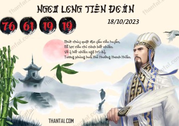 Ngọa Long Tiên Đoán 18/10/2023