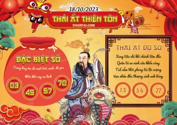 Thái Ất Thiên Tôn 18/10/2023