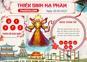 Thiên Binh Hạ Phàm 18/10/2023