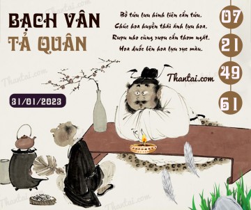 Bạch Vân Tả Quân 31/01/2023