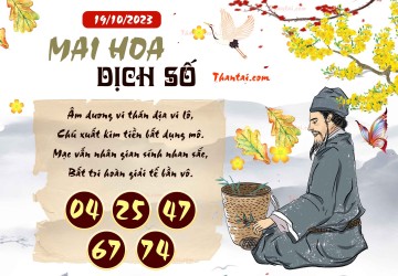 Mai Hoa Dịch Số 19/10/2023