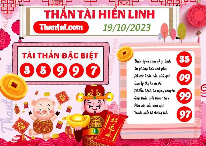THẦN TÀI HIỂN LINH 04/10/2023