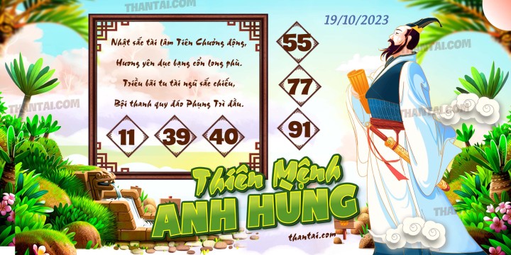 THIÊN MỆNH ANH HÙNG 04/10/2023