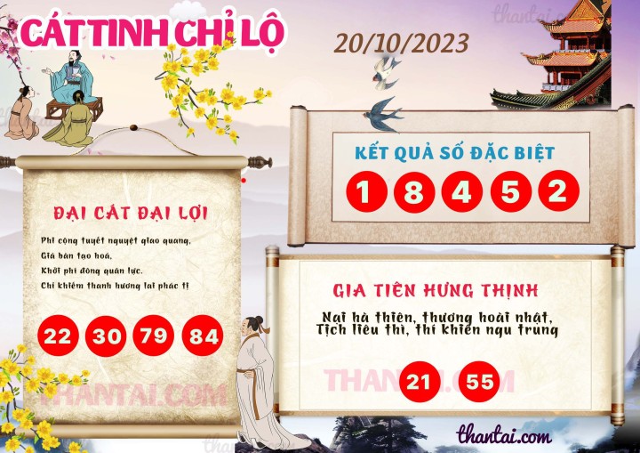 CÁT TINH CHỈ LỘ 05/10/2023