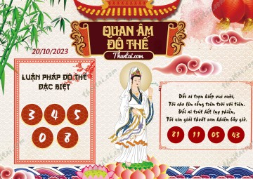 Quan Âm Độ Thế 20/10/2023