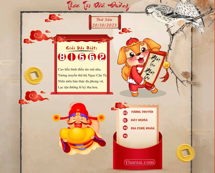 THẦN TÀI DẪN ĐƯỜNG 05/10/2023