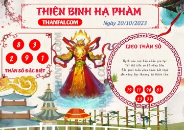 Thiên Binh Hạ Phàm 20/10/2023