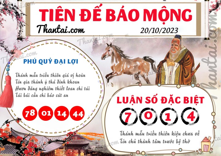Tiên Đế Báo Mộng 05/10/2023