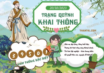 Trạng Quỳnh Khai Thông 20/10/2023