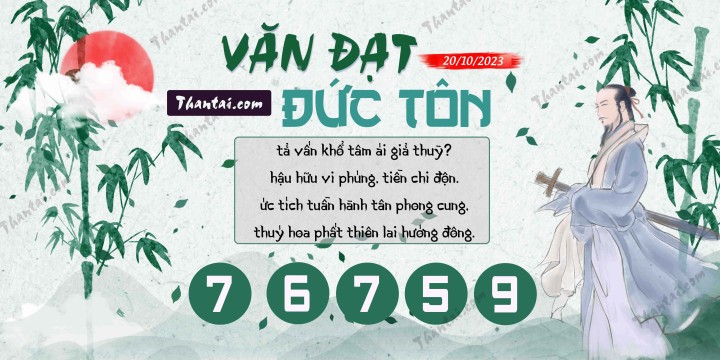 Văn Đạt Đức Tôn 05/10/2023