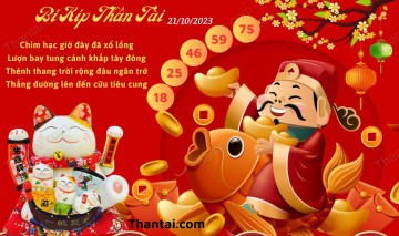 Bí Kíp Thần Tài 21/10/2023