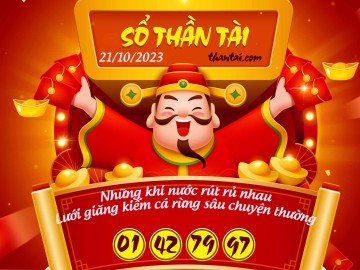 SỔ THẦN TÀI 21/10/2023