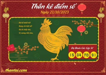 Thần Kê Điểm Số 21/10/2023