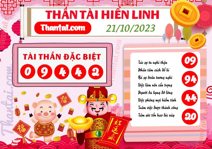 THẦN TÀI HIỂN LINH 06/10/2023
