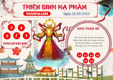 Thiên Binh Hạ Phàm 21/10/2023