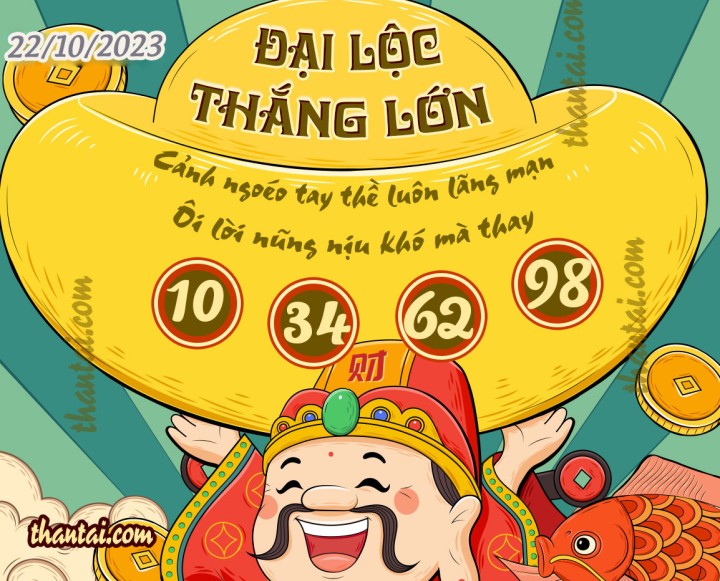 ĐẠI LỘC THẮNG LỚN 07/10/2023