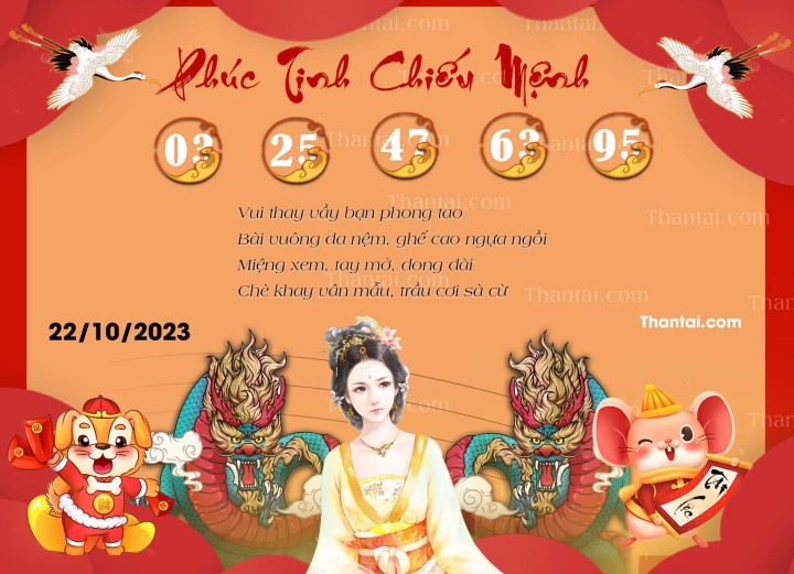 Phúc Tinh Chiếu Mệnh 07/10/2023