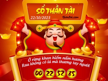 SỔ THẦN TÀI 22/10/2023