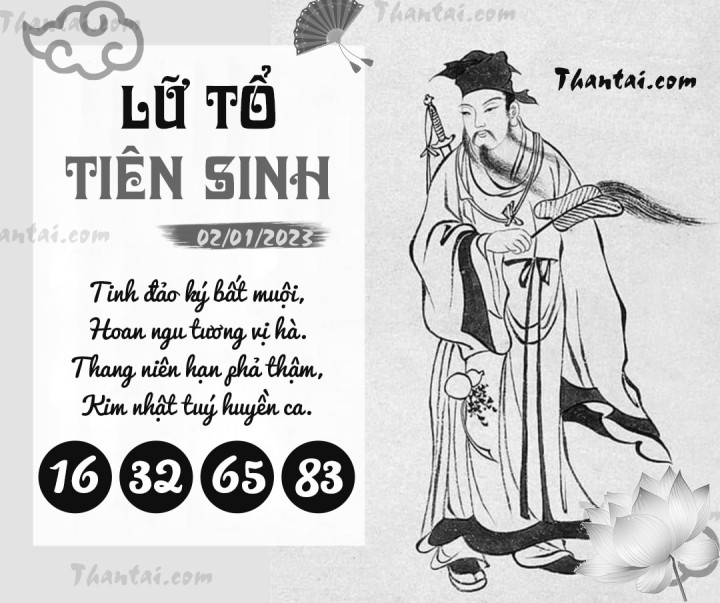 LỮ TỔ TIÊN SINH 01/01/2023