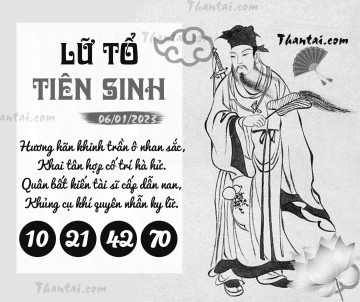 LỮ TỔ TIÊN SINH 06/01/2023