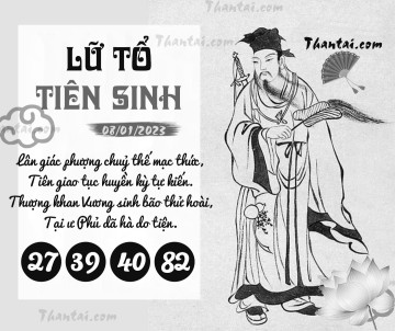 LỮ TỔ TIÊN SINH 08/01/2023