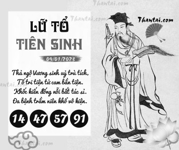 LỮ TỔ TIÊN SINH 09/01/2023