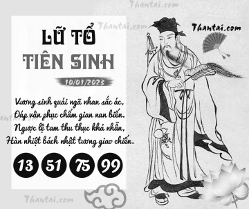 LỮ TỔ TIÊN SINH 10/01/2023