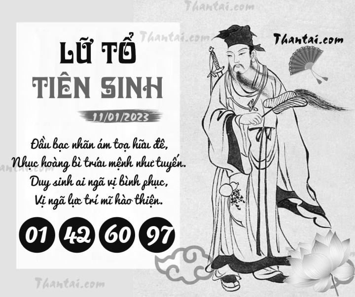 LỮ TỔ TIÊN SINH 01/01/2023