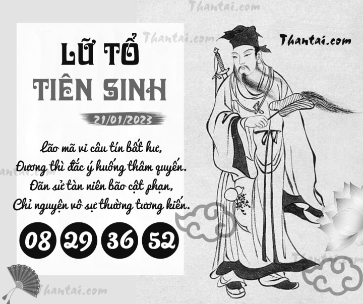 LỮ TỔ TIÊN SINH 06/01/2023