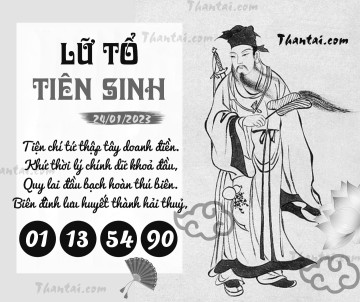 LỮ TỔ TIÊN SINH 24/01/2023