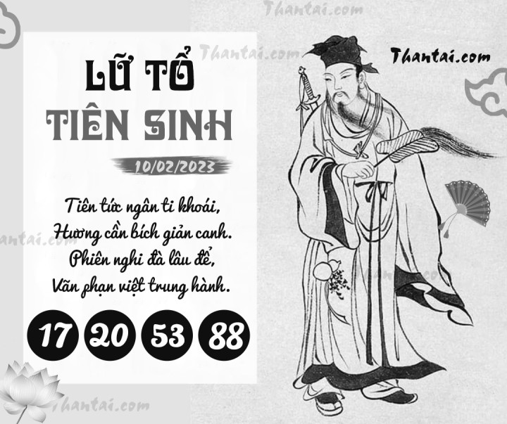 LỮ TỔ TIÊN SINH 26/01/2023