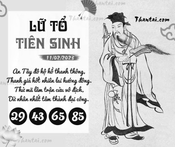 LỮ TỔ TIÊN SINH 11/02/2023