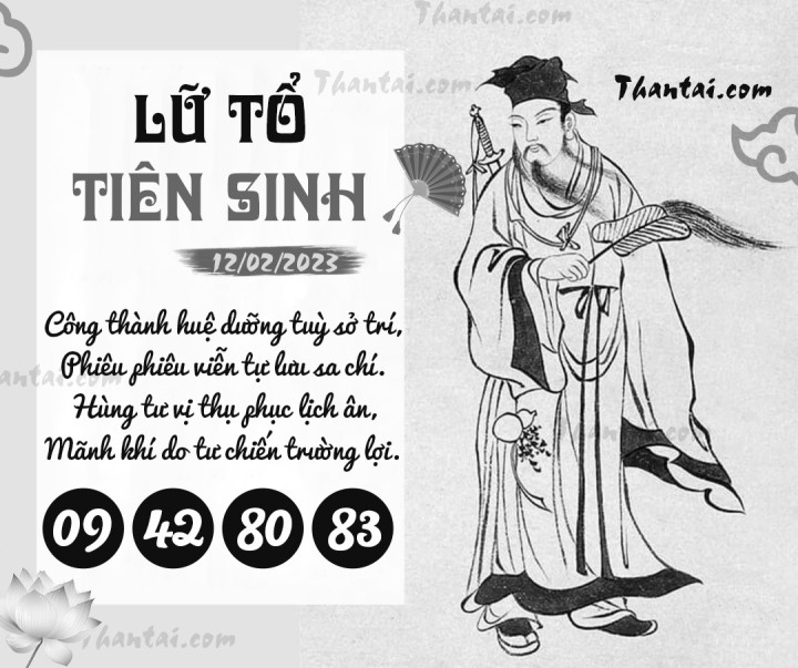 LỮ TỔ TIÊN SINH 28/01/2023