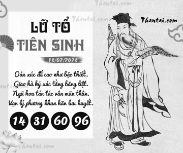 LỮ TỔ TIÊN SINH 13/02/2023