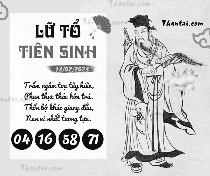 LỮ TỔ TIÊN SINH 03/02/2023