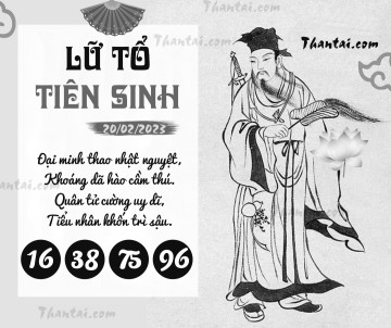 LỮ TỔ TIÊN SINH 20/02/2023