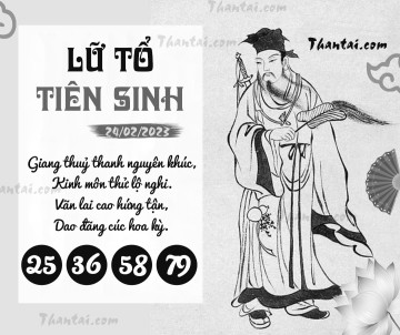 LỮ TỔ TIÊN SINH 24/02/2023