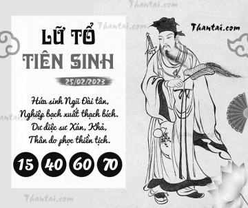 LỮ TỔ TIÊN SINH 25/02/2023