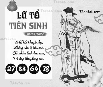 LỮ TỔ TIÊN SINH 09/03/2023