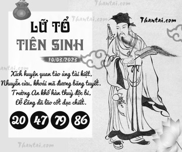 LỮ TỔ TIÊN SINH 10/03/2023