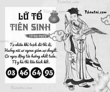 LỮ TỔ TIÊN SINH 12/03/2023