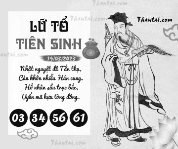 LỮ TỔ TIÊN SINH 19/03/2023