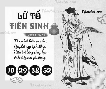 LỮ TỔ TIÊN SINH 20/03/2023