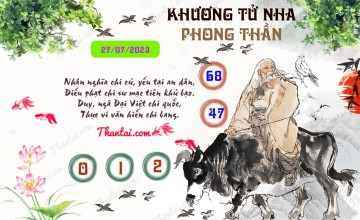 Khương Tử Nha Phong Thần 27/07/2023