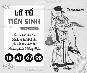 LỮ TỔ TIÊN SINH 29/03/2023