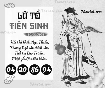 LỮ TỔ TIÊN SINH 30/03/2023