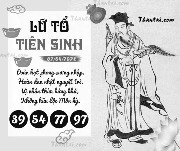 LỮ TỔ TIÊN SINH 02/04/2023