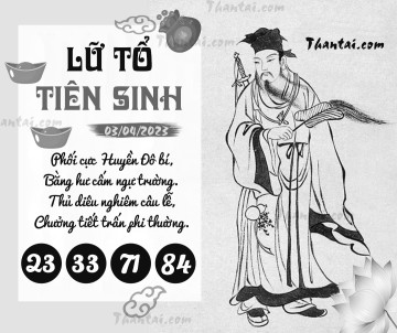 LỮ TỔ TIÊN SINH 03/04/2023